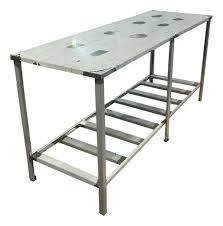 Mesa de chapa plegada acero Inoxidable 1mm