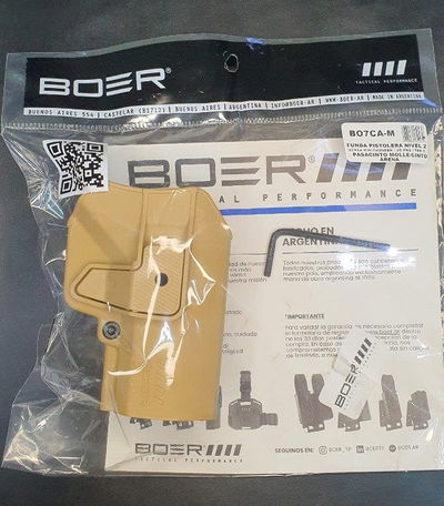 FUNDA PISTOLERA BOER B07CA-M COYOTE