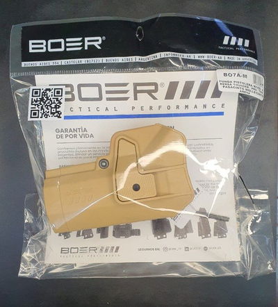 FUNDA PISTOLERA BOER B07A-M COYOTE