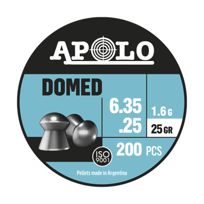 BALINES APOLO DOMED 6.35 X 200 25 GR