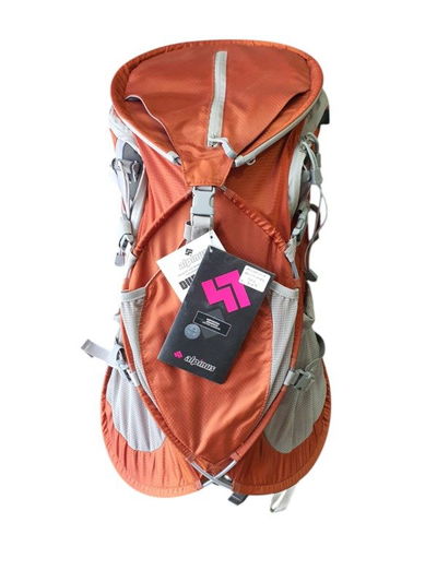 Mochila Alpinus OXO 50 Litros Trekking Mochilero Color Naranja