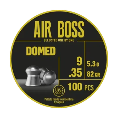 BALINES AIR BOSS DOMED 9MM X 100 82gs