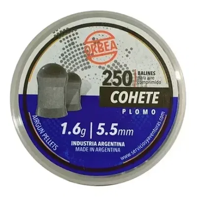 Balines Orbea Cohete 5,5 Mm X 250u 25.15 gs