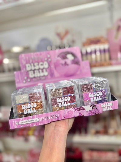 Paleta de glitters Pink 21