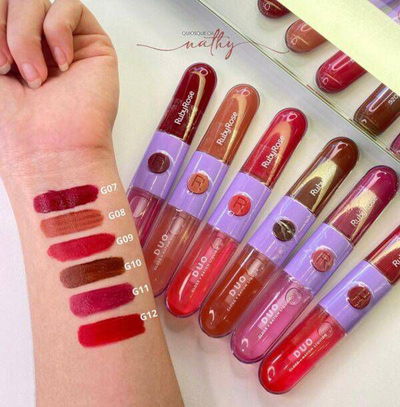 Labial duo y gloss Ruby Rose