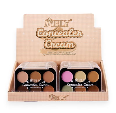 Paletas de correctores 6 colores Mely x 12 