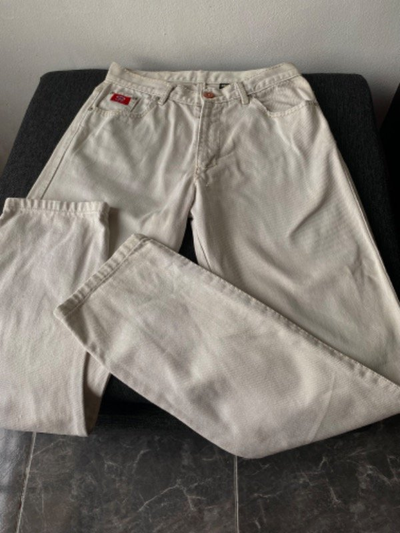 Pant narrow crema