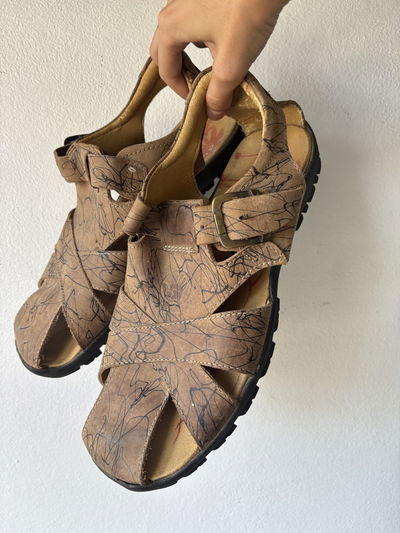 Real tree sandals
