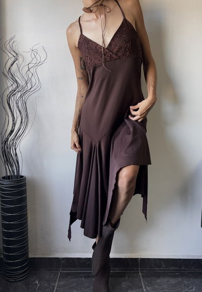 Vestido chocolate