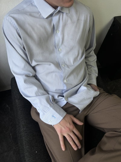 Camisa YSL celeste