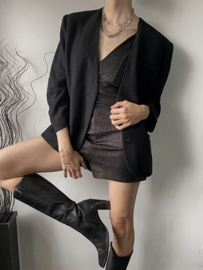 Blazer paño black