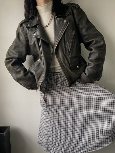Leather jacket 70s 