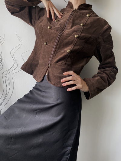 Campera corderoy bronce