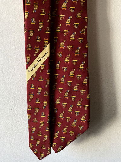 Corbata Ferragamo roja