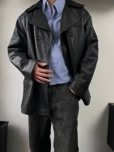 Leather jacket basic