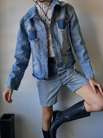 Campera denim pach