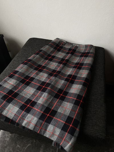 Long skirt cuadros