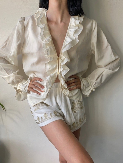 Blusa volados