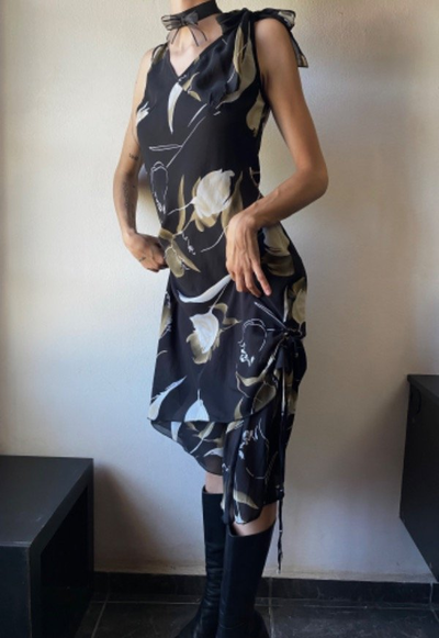 Vestido hojas