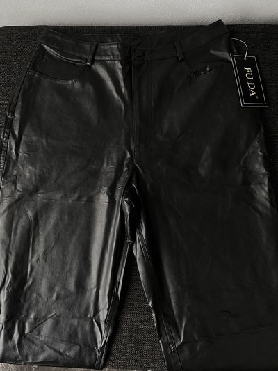 Pant ecocuero black