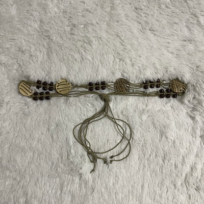 wood diary belt