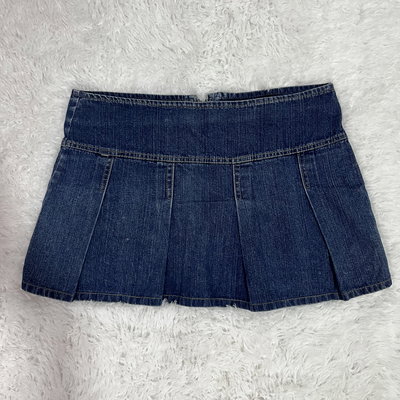 Y2K Pleated Denim