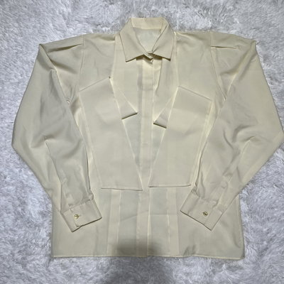     Cream Structure Blouse