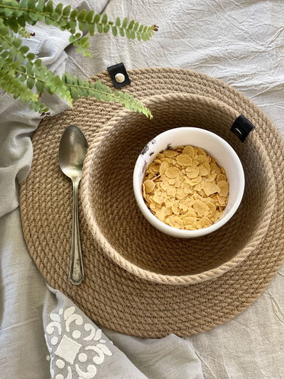CESTA + PLATO YUTE
