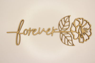 Rosa con Leyenda "Forever"