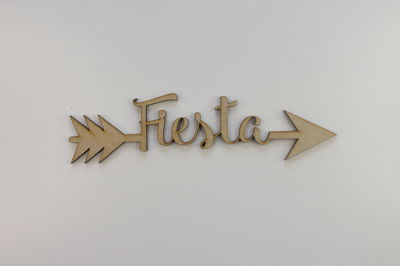 Flecha con Leyenda "Fiesta"