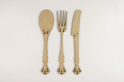Set de Cubiertos Vintage (cuchara, tenedor y cuchillo)