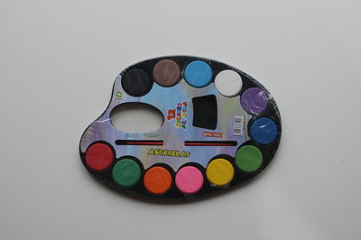 Acuarelas en Paleta de Pintor x12 Colores