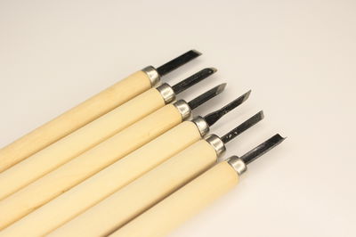 Set x6 de Gubias para Tallado