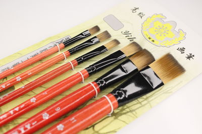 Set x6 Pinceles Chatos | ECO 