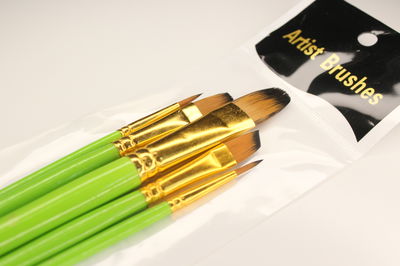 Set x5 Pinceles Mixtos | ECO (verdes)