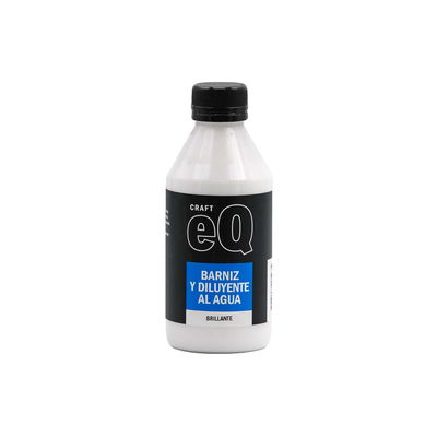Barniz y Diluyente al Agua Brillante | x250cc eQ