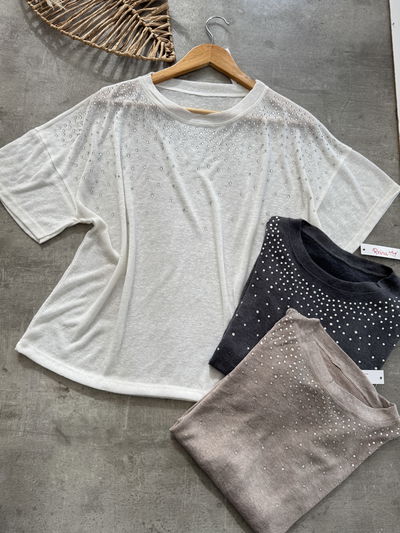 Remera brillos 