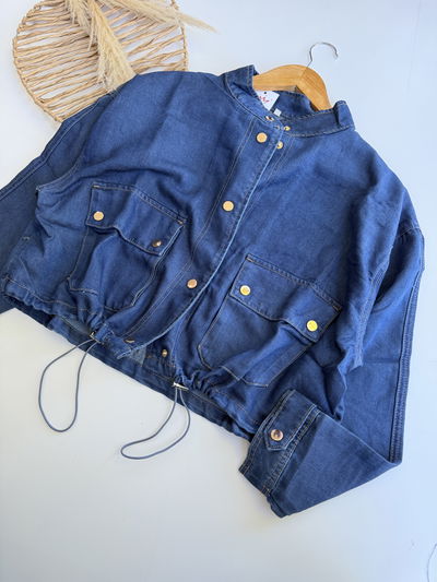 Campera tendencia jeans fino 