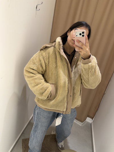 Campera 2 en 1 toda peluche 