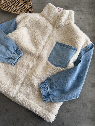Campera corderito 
