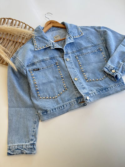 Campera jeans tacha 