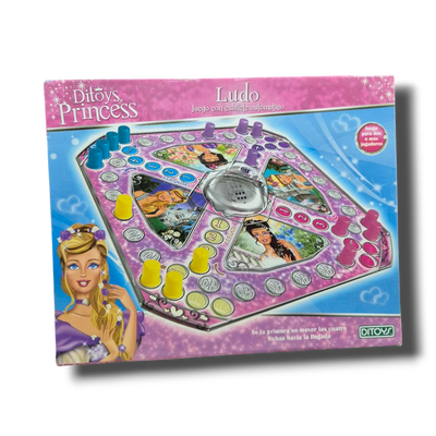 Ludo Princess Ditoys Juego de Mesa con Cubilete Automático para Niñas