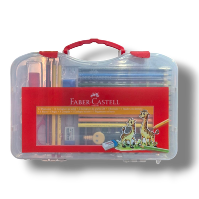 Set Escolar Completo Faber-Castell Valija Artística 36 Piezas
