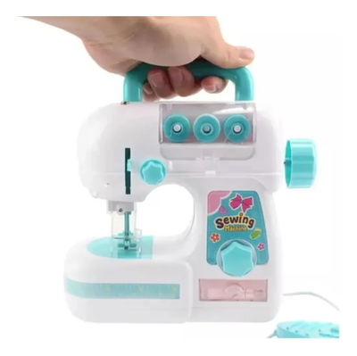 Máquina de Coser de Juguete Jin Jia Tai Real Function DIY Handmade +3 Años
