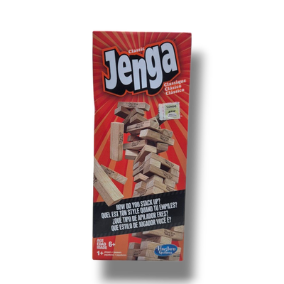 Juego de Habilidad Clásico Jenga Hasbro para Toda la Familia +6 Años