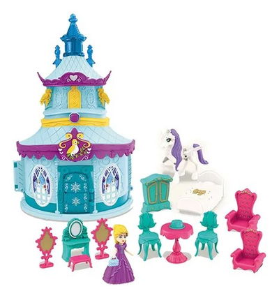 Castillo de Princesas Funny Dream Castlo Juguete Set Muñeca Muebles Unicorno +3 Años