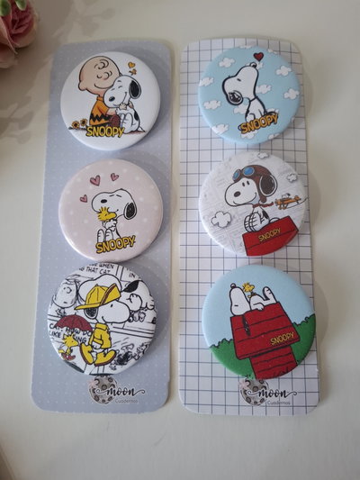  Pack Pins x 3 Snoopy