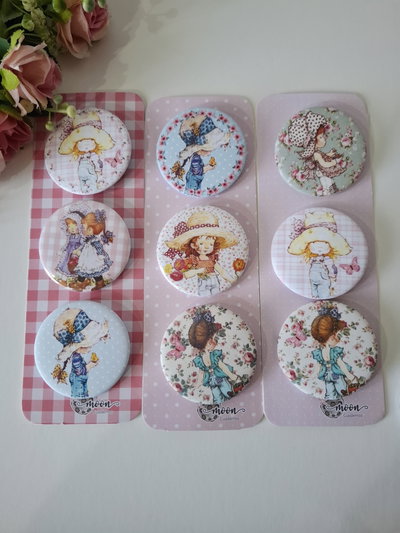  Pack Pins x 3 Sarah
