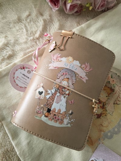 Libreta Anne con estampa.