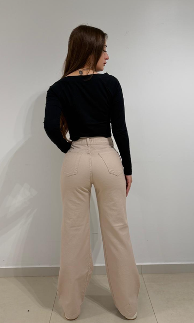 Wide beige oscuro